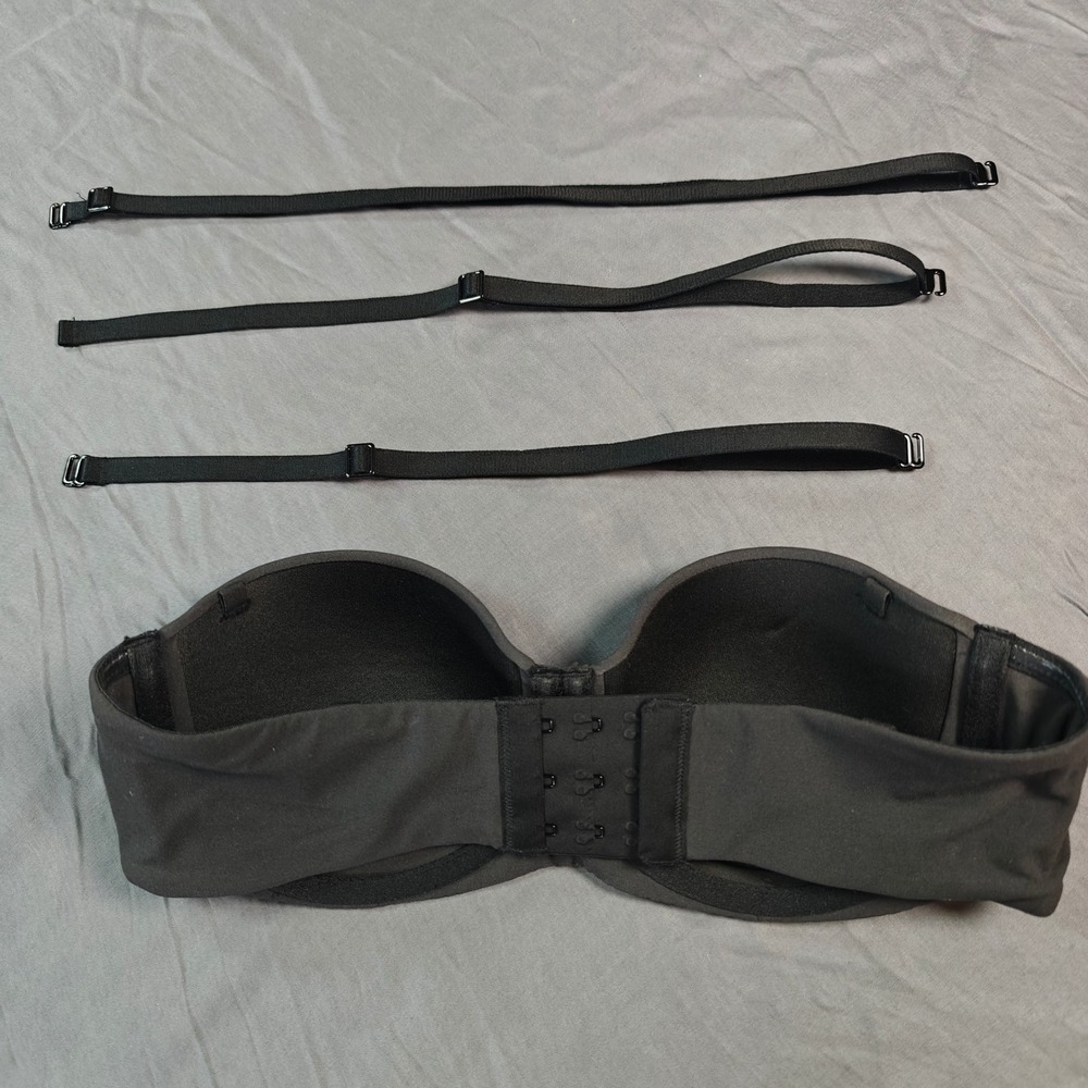Skims Ultimate Strapless Bra Onyx Black Multi-Way Underwire 34B SK-BR-0011 Read - Picture 2 of 3